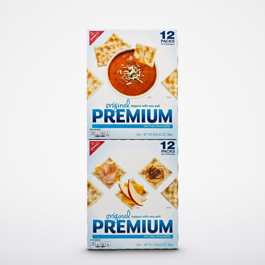 2 Boxes of Nabisco Original Premium Saltine Crackers, 48 oz