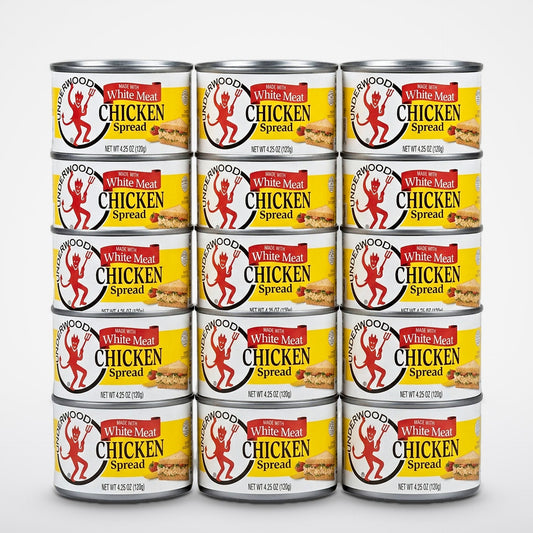 12 Cans of Underwood Deviled Chicken Spread, 4.25 oz