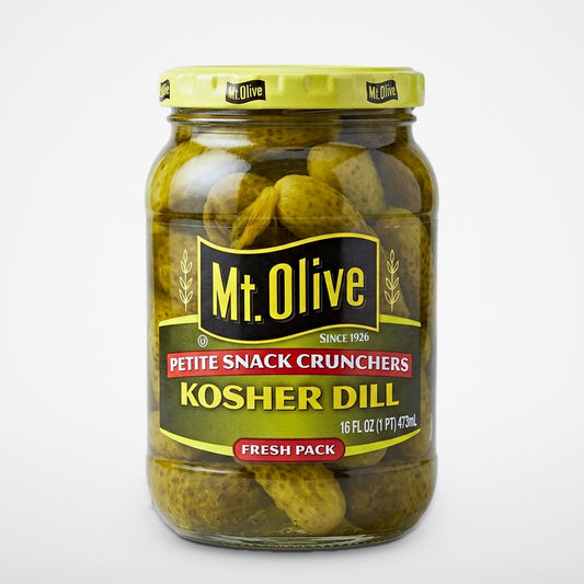 Mount Olive Petite Snack Cruncher Kosher Dills Pickles Mt