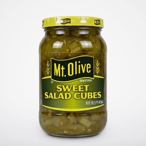 Mount Olive Sweet Salad Cubes Relish, 16 oz