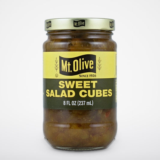 Mount Olive Sweet Salad Cubes Relish 8 oz Salad Tuna Mt-0