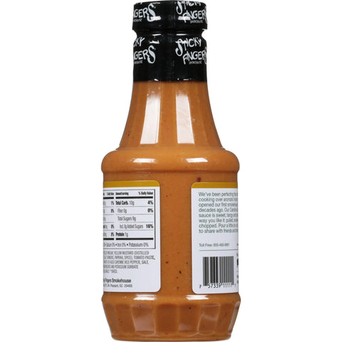 3 Bottles Sticky Fingers Smokehouse Sweet & Tangy Carolina Gold Barbecue Sauce 18 oz