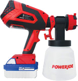 Sun Joe 24V-PS1 24-Volt Amp Cordless HVLP Handheld Paint Sprayer, Kit 4.0ah Batt