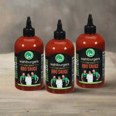 3 BOTTLES Wahlburgers BBQ Sauce 14.5 oz Squeeze Bottle Barbeque