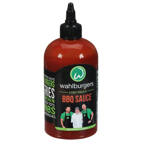 3 BOTTLES Wahlburgers BBQ Sauce 14.5 oz Squeeze Bottle Barbeque