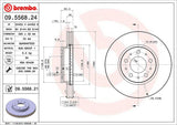 New Brembo Front Brake Rotor for Volvo 850 V70 S90 V90