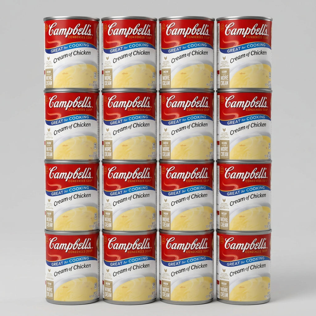 16 Cans of Campbell's Condensed Cream of Chicken Soup, 10.75 oz