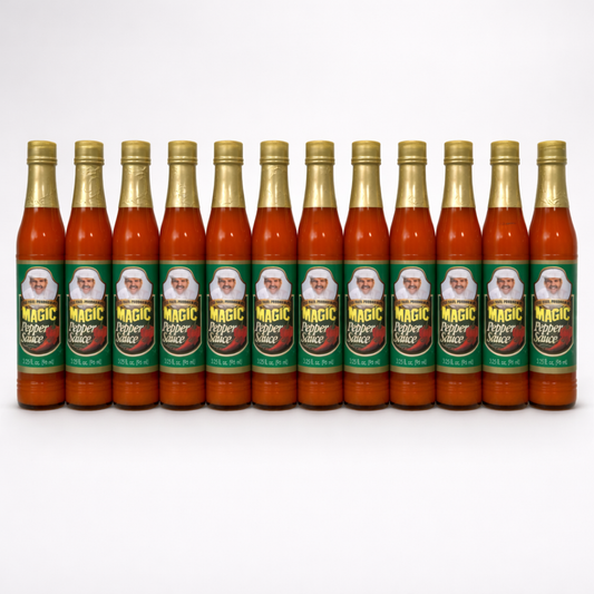 12 Bottles of Chef Paul Prudhomme's Magic Pepper Sauce, 3.25 oz