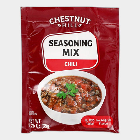 6 Packets Chestnut Hill Chili Seasoning Mix, 1.25 oz