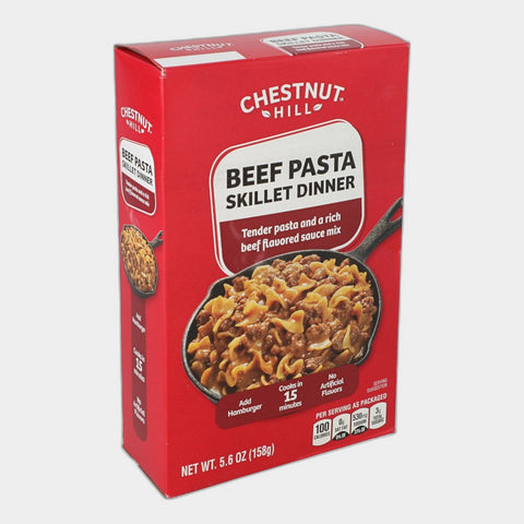 4 Boxes Chestnut Hill Beef Pasta Skillet Dinner, 5.6 oz
