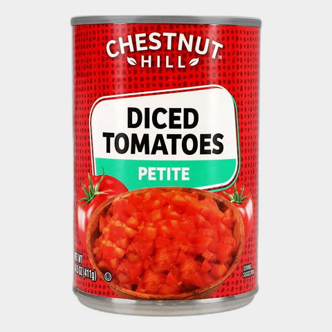6 Cans Chestnut Hill Petite Diced Tomatoes, 14.5 oz