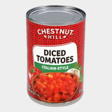 6 Cans Chestnut Hill Italian Style Diced Tomatoes, 14.5 oz