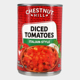 6 Cans Chestnut Hill Italian Style Diced Tomatoes, 14.5 oz