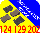 Front Brake Pads Mercedes Benz 300 320 500 600 SL 129