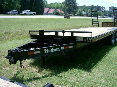 Hudson Brothers Trailer 21' HTMBK 4.4 ton DeckOver Tandem Axle equipment tractor