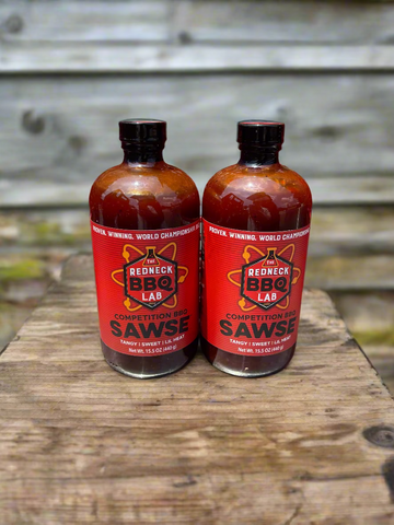 2 BOTTLES Redneck BBQ Lab Competition Sawse Barbeque Sauce 15.5 oz