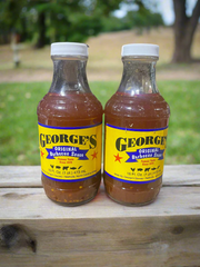 2 Bottles George's Original Barbecue Sauce 16 oz BBQ Marinade Pork Dip