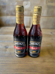 2 Bottles Heinz Gourmet Malt Vinegar 12 oz Old English Fish & Chips
