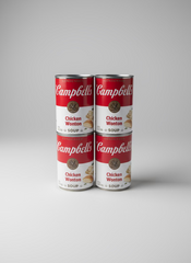 4 CANS Campbell's Condensed Chicken Wonton Soup 10.5 oz Can