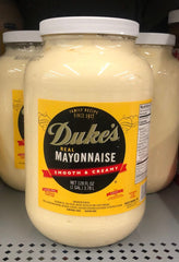 Duke's Mayonnaise 1 Gallon Jar of Duke Dukes thick, creamy Mayo sauce (Copy)