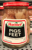 Hormel Pickled Jarred Pigs Feet Semi Boneless in Vinegar 9 Oz Meat Snack