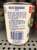 Beverly Bulk Sausage Cured 10 oz Can breakfast eggs grits hashbrowns toast