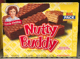 Little Debbie Nutty Buddy Wafer Bars Big Pack Chocolate Peanut Butter Cookie