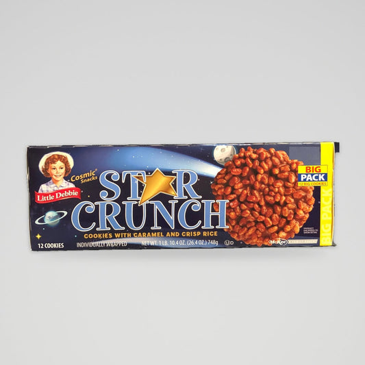 Little Debbie Star Crunch Cosmic Cookies Big Pack caramel crispy rice with fudge