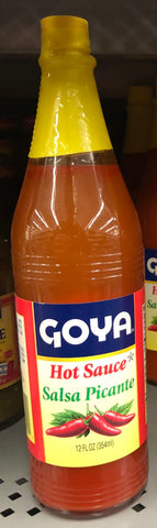 Goya Hot Sauce Salsa Picante Bottle 12 oz Buffalo Wing Sauce Dip