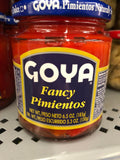 Goya Fancy Pimientos 6.5 oz Jar Cheese Sweet roasted red peppers