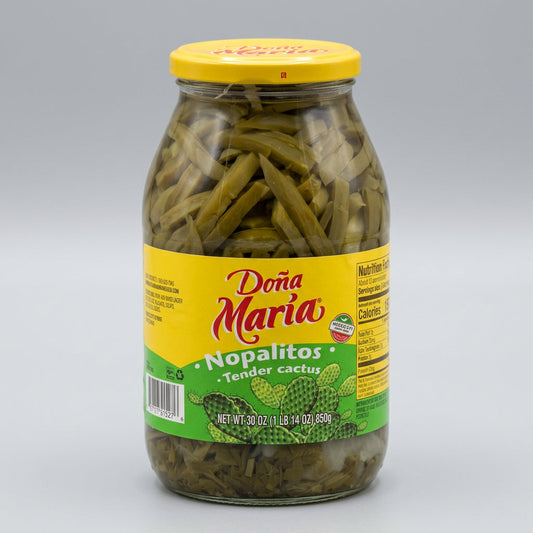 Dona Maria Nopalitos Tender Cactus 30 oz Jar Mexico No sugar added