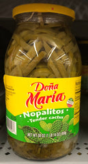 Dona Maria Nopalitos Tender Cactus 30 oz Jar Mexico No sugar added