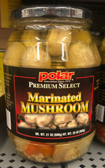 Polar Premium Select Marinated Mushrooms 35 OZ pickled sweet tangy pickle