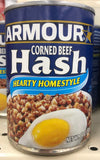 Armour Hearty Homestyle Corned Beef Hash Sandwich Meat 14oz Can Stew