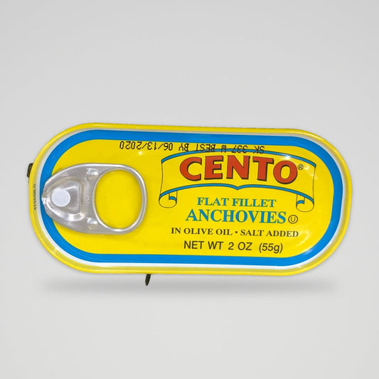Cento Flat Anchovies in Olive Oil 2 Oz