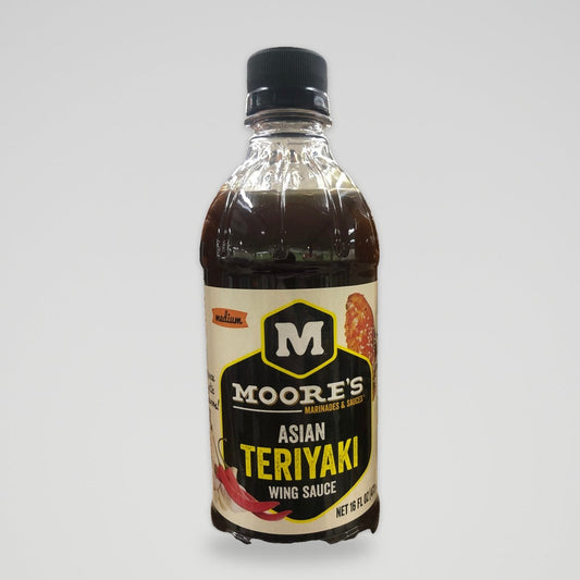 Moore's Asian Teriyaki BBQ Wing Sauce Marinade Chicken Hot Dip