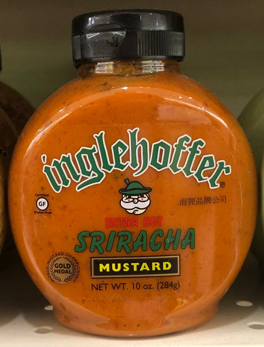 Inglehoffer Extra Hot Sriracha Mustard, 10 oz
