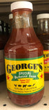 2 Bottles George's Special Barbecue Sauce 16 oz BBQ Marinade Hot Dip