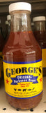 George's Original Barbecue Sauce 16 oz BBQ Wing Marinade Chicken Pork Dip