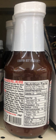 Bone Suckin' Garlic & Honey Wing Sauce 12.25 oz