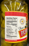 Bell-View Fancy Imported Pepperoncini 32.0 FL OZ pickled sweet tangy pickle