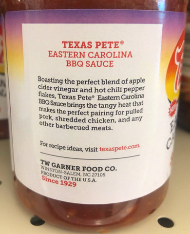 3 BOTTLES Texas Pete Eastern Carolina BBQ Sauce 16 oz Barbeque Vinegar NC