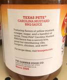 3 BOTTLES Texas Pete Carolina Mustard BBQ Sauce 17.5 oz Barbeque Honey