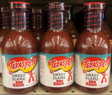 3 BOTTLES Texas Pete Sweet Flame BBQ Sauce 17.5 oz Barbeque Honey Pork