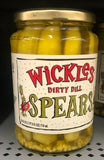 Wickles Dirty Dill Pickle Spears 24 oz garlic and chili pepper