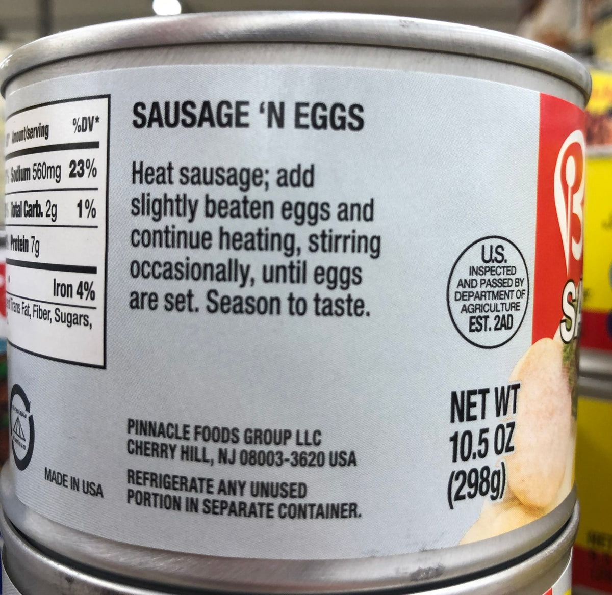 Banner Sausage with Natural Juices 10.5 oz Can (Copy)