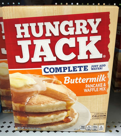 Hungry Jack Buttermilk Pancake & Waffle Mix 32 oz Breakfast Iron Syrup