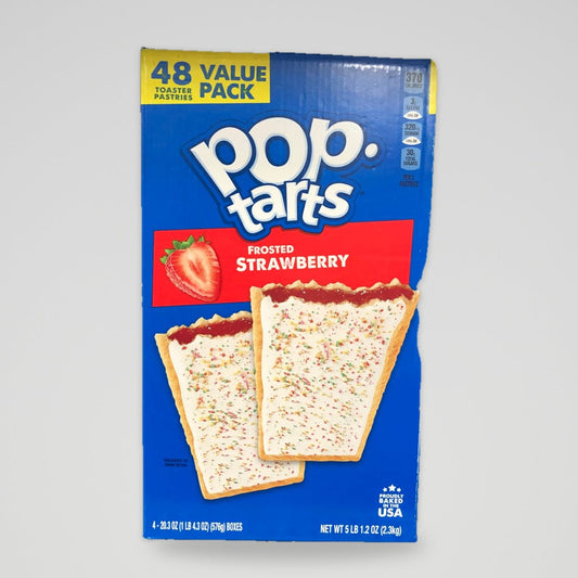 48 ct Pop-Tarts Frosted Strawberry Toaster Pastries Breakfast Kellogg's
