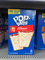 48 ct Pop-Tarts Frosted Strawberry Toaster Pastries Breakfast KELLOGG'S