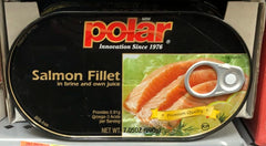 MW Polar Skinless and Boneless Salmon Fillets 7.05 oz Tin Sardines Fish Locks